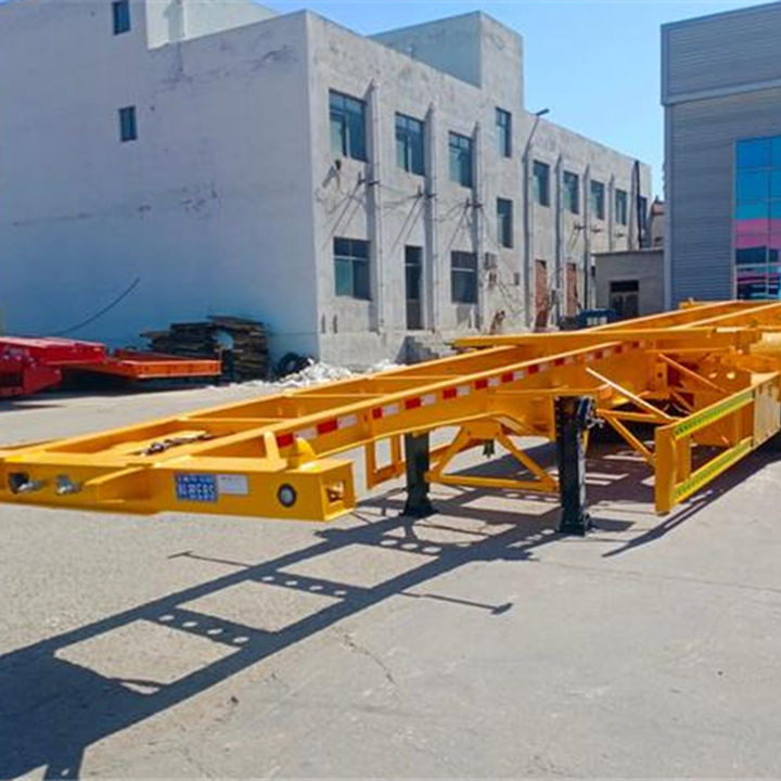 Container transporter/ Swap body semi-trailer XCMG Official 20ft 40ft Skeleton Container Chassis Semi Trailer: picture 5