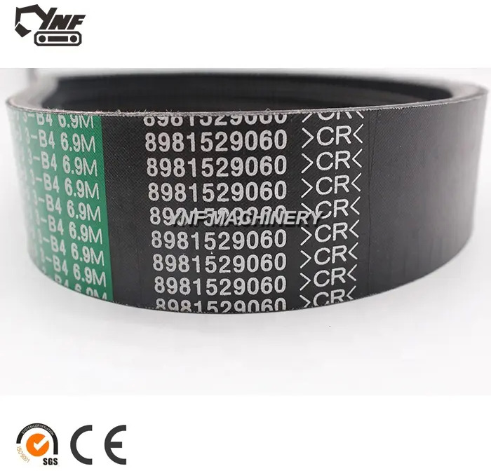 New Belt 8-98152906-0 8981529060 Fan Belt for ZX200 6BG1 Excavator: picture 5