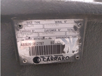 Front axle for Construction machinery Carraro 26.28 -: picture 4