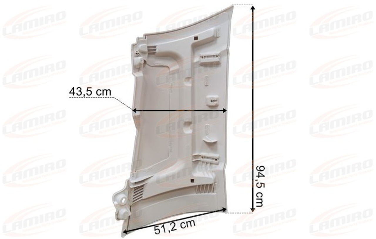 New Aerodynamics/ Spoiler for Truck DAF XF 2022- CABIN AIR CORNER RIGHT: picture 2