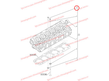 Valve FPT IVECO CASE Cursor9 F2CFE614A*B041/F2CGE614F*V004 5802431166 Intake Ducts504361843/504361844/504361845: picture 3