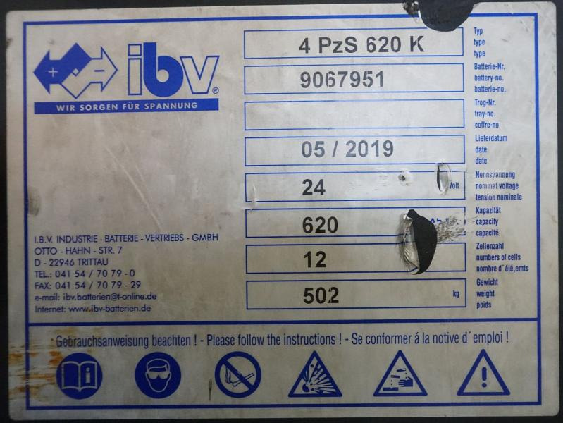 Battery IBV 24 Volt 4 PzS 620 Ah: picture 6