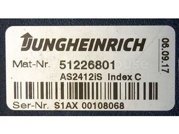 ECU for Material handling equipment Jungheinrich 51226801 Rij/hef/stuur regeling  drive/lift/steering controller AS2412 i S index C Sw 2,12 51256848 sn. S1AX00108068 from ERD220  year 2017: picture 2