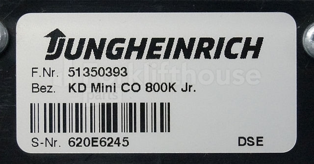 Dashboard for Material handling equipment Jungheinrich 51350393 Display KD mini Co 800K Jr. sn. 620E6245: picture 3