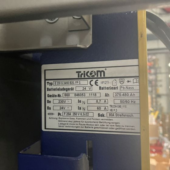 Electrical system for Material handling equipment Tricom 24V/60A: picture 6