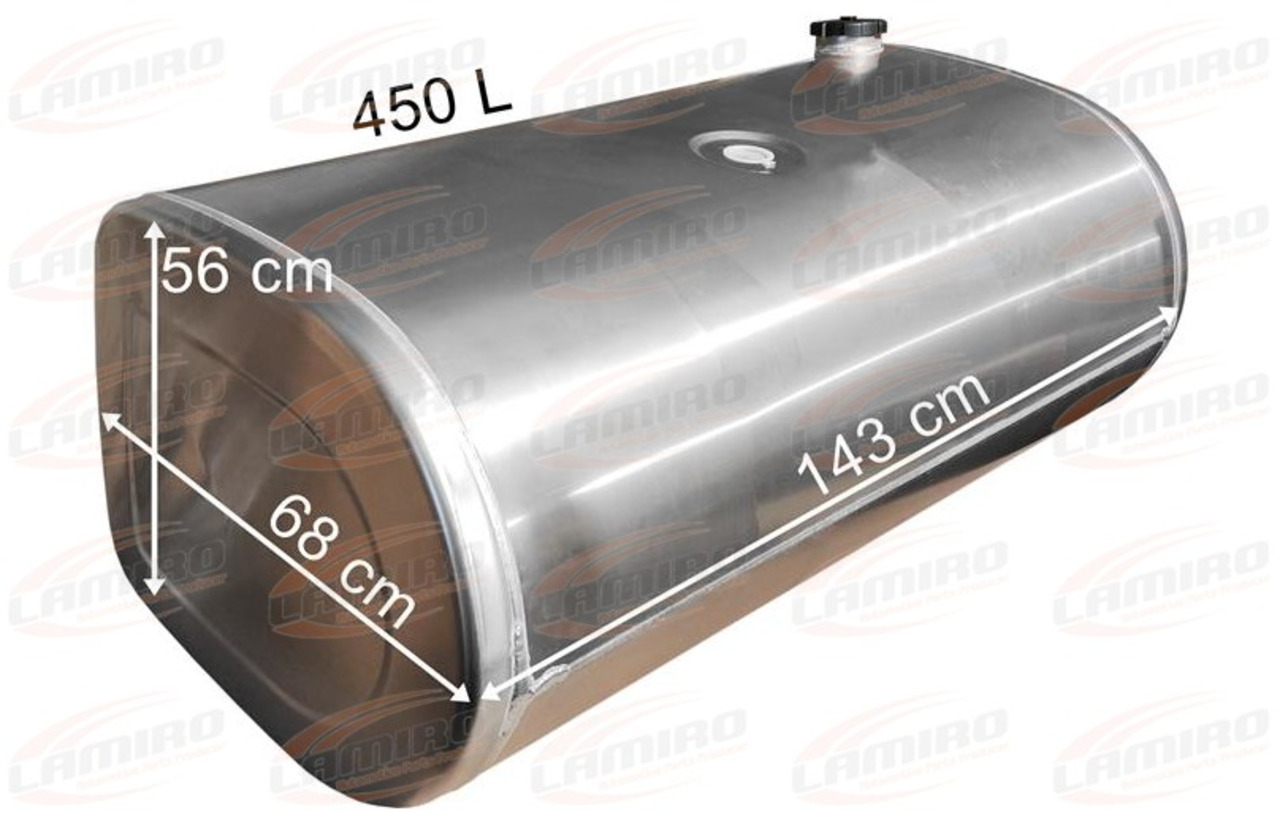 New Fuel tank for Truck VOLVO RENAULT 450L 1430X560X670 FUEL TANK VOLVO RENAULT 450L 1430X560X670 FUEL TANK: picture 2