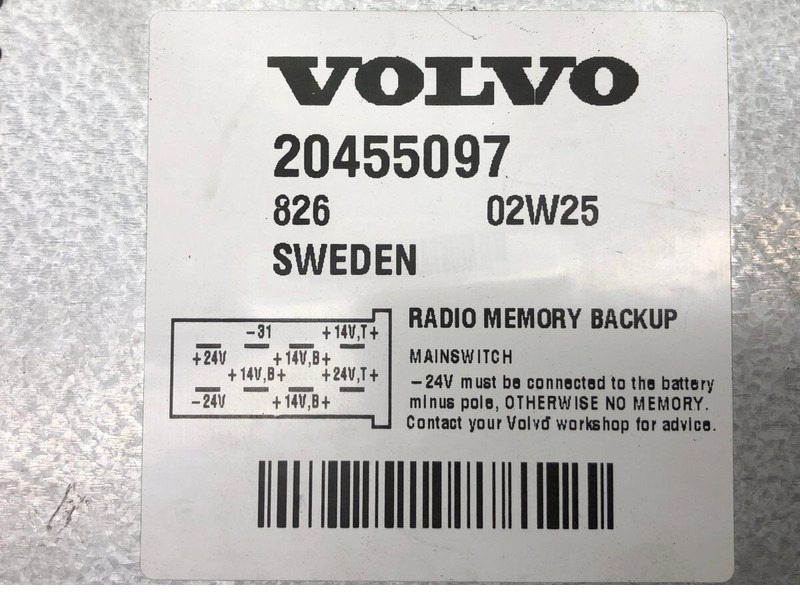 Electrical system Volvo FM9 (01.01-12.05): picture 6