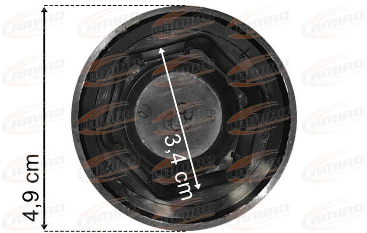 New Spare parts for Truck WHEEL PIN COVER S-32 BLACK: picture 3
