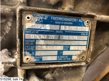 Gearbox ZF ECOSPLIT 16 S 181 IT, Manual: picture 2