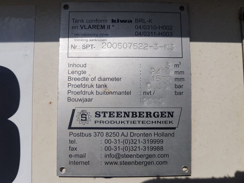 Storage tank dieseltank Steenbergen 3000 liter Kiwa IBC Dieseltank: picture 5