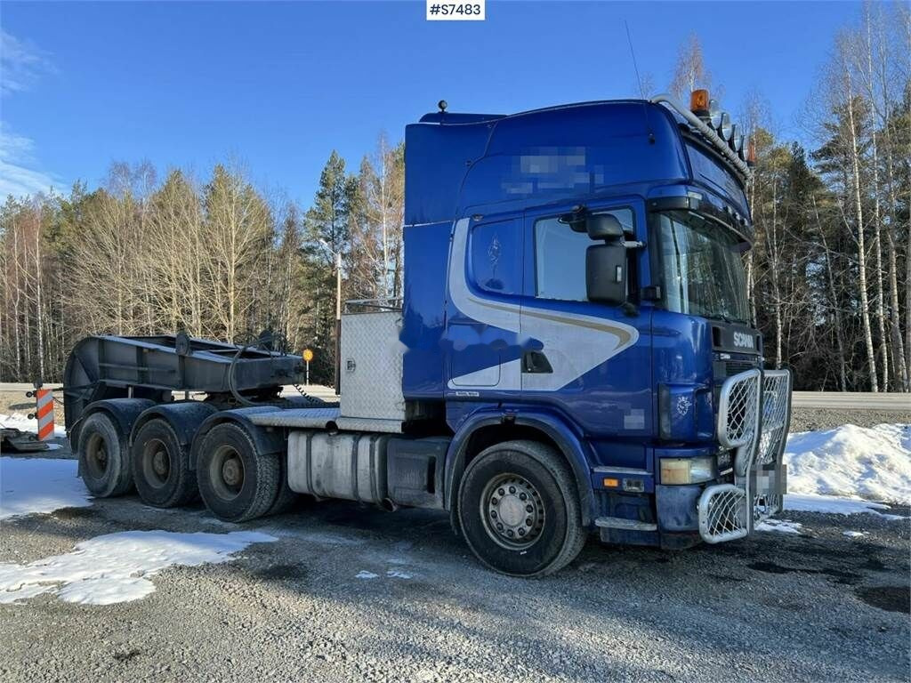 Tractor unit Scania 164 G , 8X4*4, 580 with machine trailer, Tridem: picture 9
