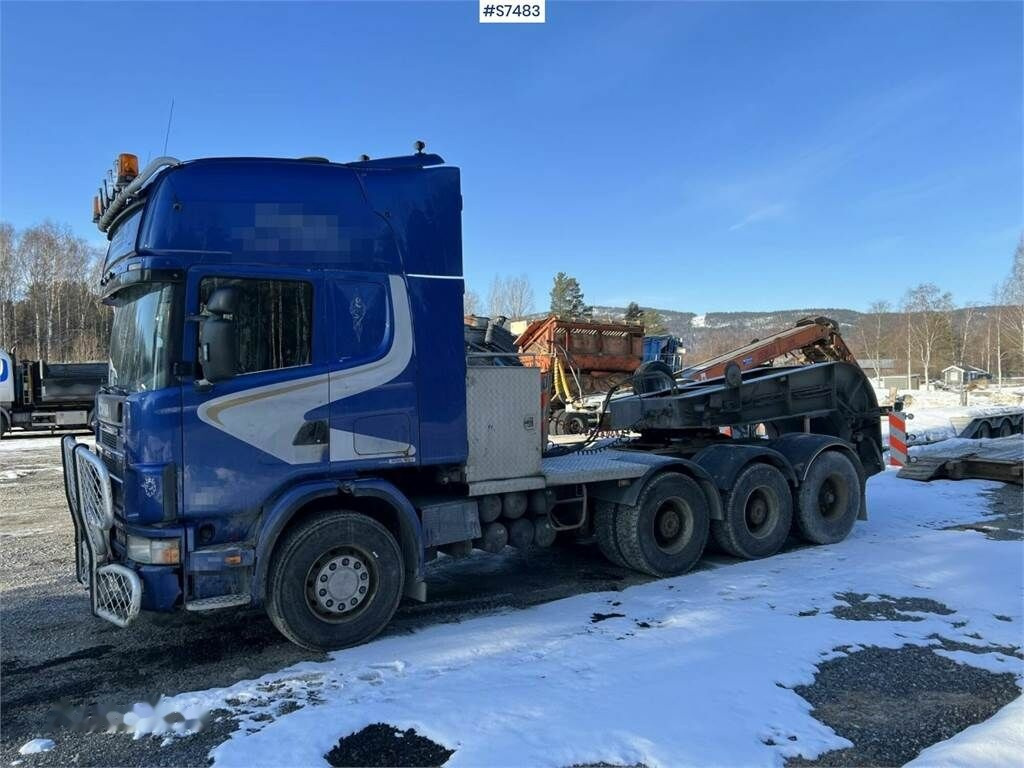 Tractor unit Scania 164 G , 8X4*4, 580 with machine trailer, Tridem: picture 16
