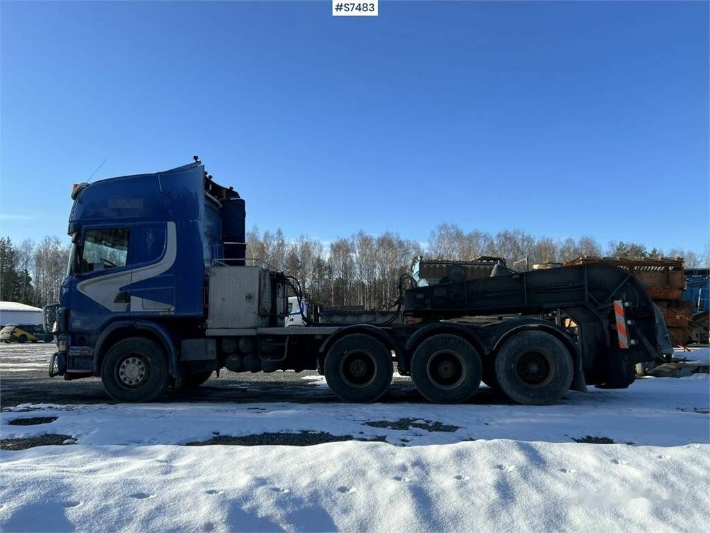 Tractor unit Scania 164 G , 8X4*4, 580 with machine trailer, Tridem: picture 15