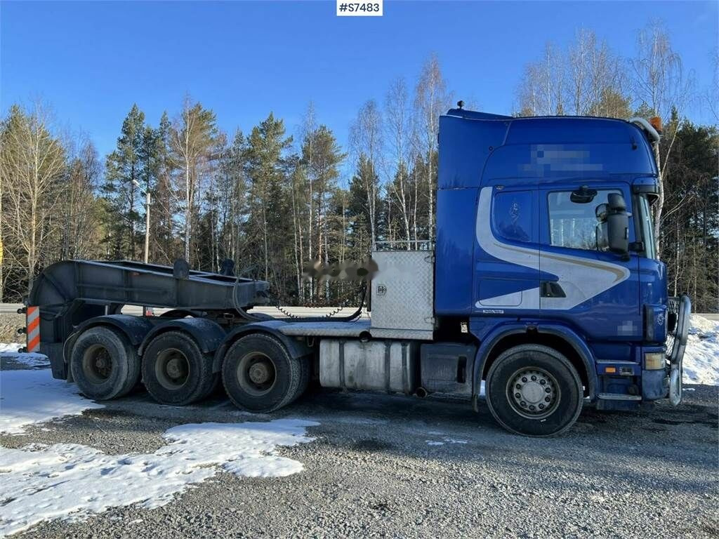 Tractor unit Scania 164 G , 8X4*4, 580 with machine trailer, Tridem: picture 10