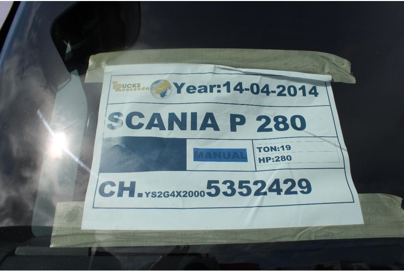 Tractor unit Scania P 280 + EURO 6 + BE apk 17-04-2024: picture 18