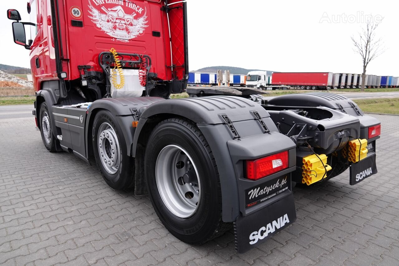 Tractor unit Scania R 520 / V8 / 6x2 / PUSHER / OS PODNOSZONA I SKRĘTNA: picture 14
