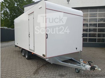 New Closed box trailer ANHÄNGERWIRTZ großer Sandwich Koffer 500x220x210cm aerodynamisch: picture 1