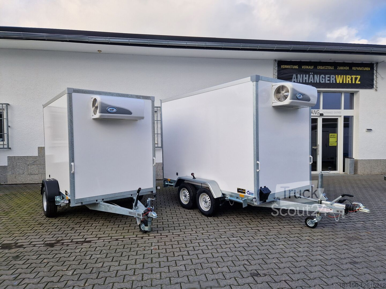 New Closed box trailer Blyss Kühlanhänger FK2736HT direkt verfügbar mobiles Kühlhaus mit 230Volt Govi Aggregat: picture 4