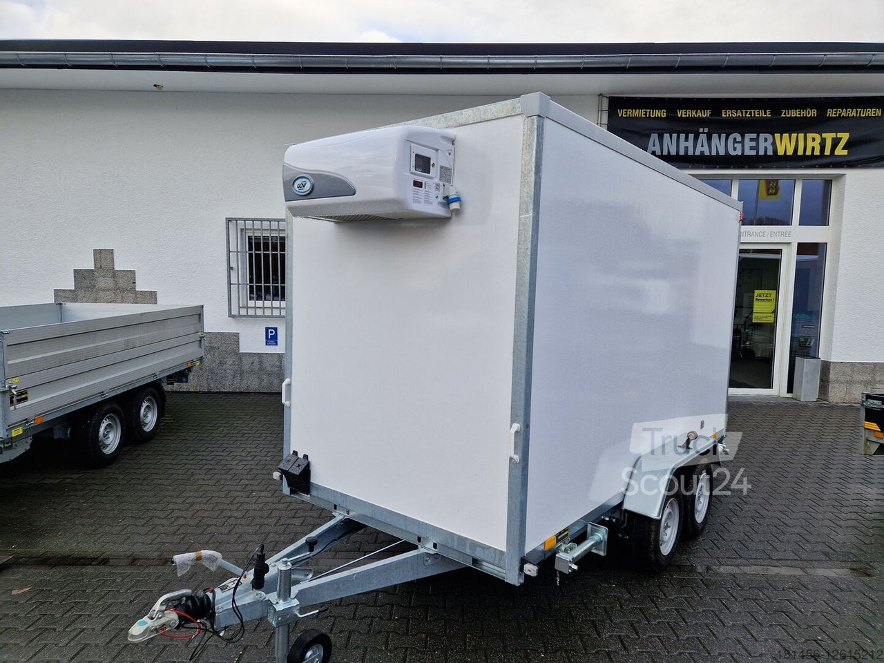 New Closed box trailer Blyss Kühlanhänger FK2736HT direkt verfügbar mobiles Kühlhaus mit 230Volt Govi Aggregat: picture 5