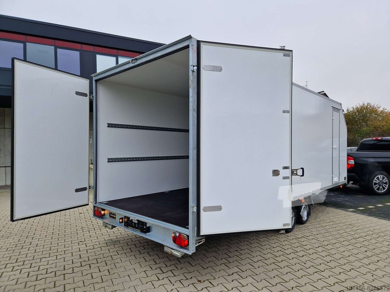New Closed box trailer Blyss riesiger ISO Koffer mit Seitentür 615cm Innenlänge aerodynamisch 3500kg verfügbar: picture 3