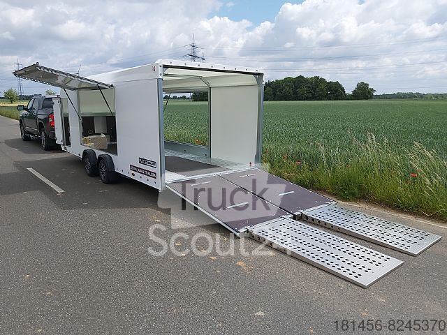 New Autotransporter trailer Brian James Trailers 340-5510 low bed enclosed cartransporter: picture 9