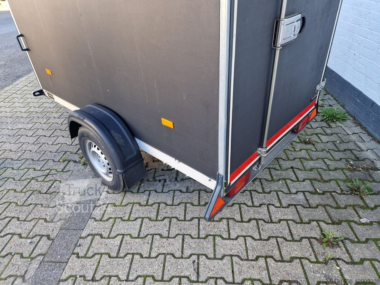 Closed box trailer Cheval Liberté Kofferanhänger 200cm Gesamthöhe Hecktür gebraucht gebremst 750kg: picture 7