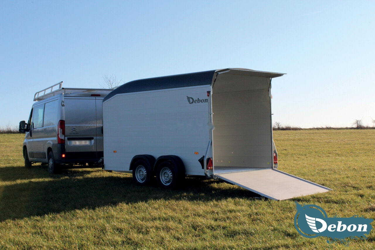 New Closed box trailer Debon Fourgon C700 przyczepa kontener 376 x 180 cm 2600 kg DMC Cheval: picture 14