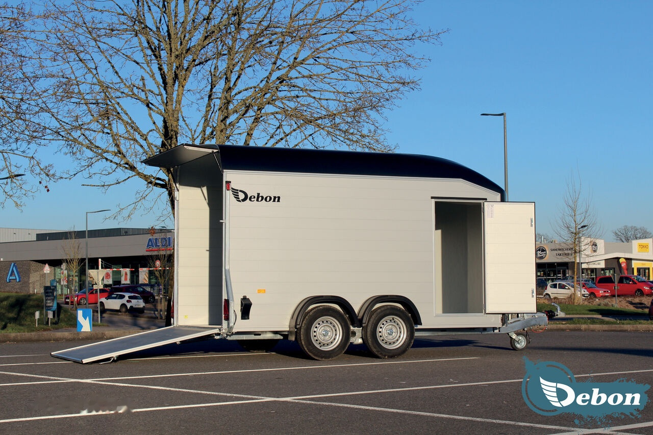 New Closed box trailer Debon Fourgon C700 przyczepa kontener 376 x 180 cm 2600 kg DMC Cheval: picture 12