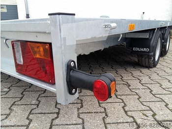 New Dropside/ Flatbed trailer Eduard 3000kg 406x220cm flach niedrig 56cm Ladekante: picture 3