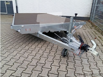 New Dropside/ Flatbed trailer Eduard 3000kg 406x220cm flach niedrig 56cm Ladekante: picture 4