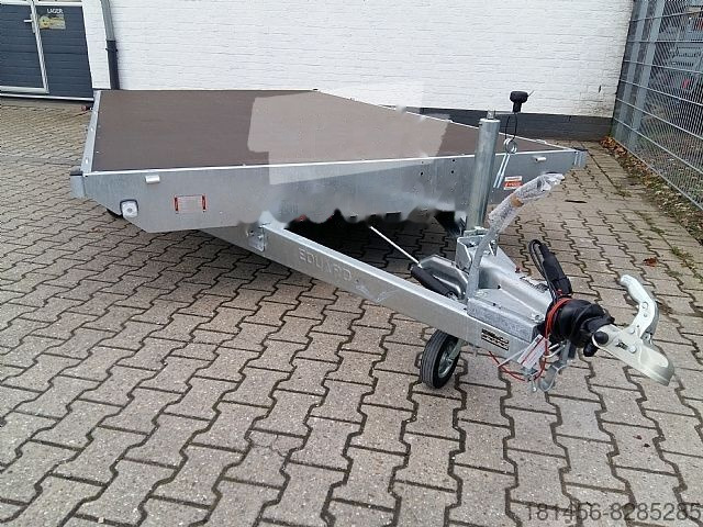 New Dropside/ Flatbed trailer Eduard 3000kg 406x220cm flach niedrig 56cm Ladekante: picture 7