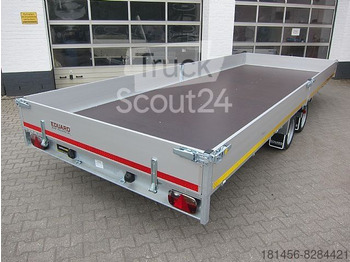 New Dropside/ Flatbed trailer Eduard Transporter mit Rampen 3500kg 606x220x30cm: picture 5