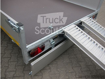 New Dropside/ Flatbed trailer Eduard Transporter mit Rampen 3500kg 606x220x30cm: picture 4