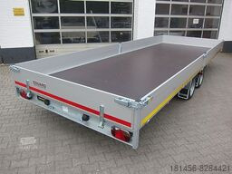 New Dropside/ Flatbed trailer Eduard Transporter mit Rampen 3500kg 606x220x30cm: picture 10