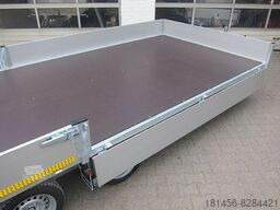 New Dropside/ Flatbed trailer Eduard Transporter mit Rampen 3500kg 606x220x30cm: picture 8