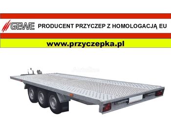 New Autotransporter trailer GEWE Laweta 3 osiowa 5x2,1 m - B3500 A/1: picture 1