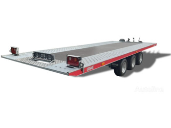New Autotransporter trailer Gewe 5,5 x 2,1m- B3500 U/1 Laweta uchylna: picture 3