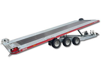 New Autotransporter trailer Gewe 5,5 x 2,1m- B3500 U/1 Laweta uchylna: picture 4