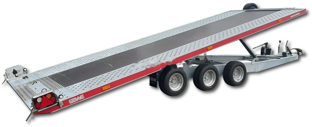 New Autotransporter trailer Gewe 5,5 x 2,1m- B3500 U/1 Laweta uchylna: picture 4