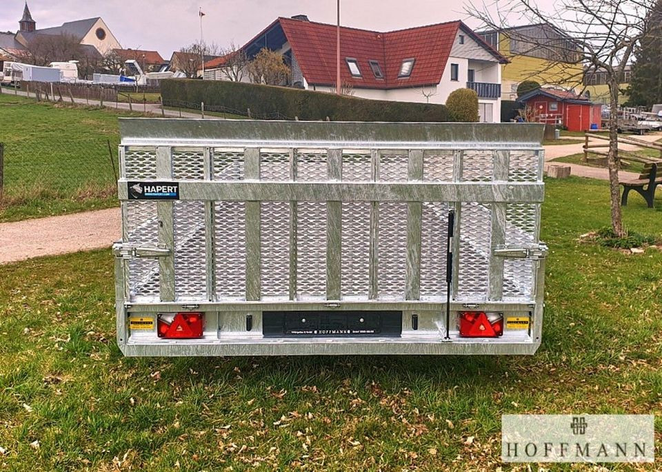 New Dropside/ Flatbed trailer HG Hapert INDIGO-HT2 3500kg  455x200 cm Parabelfederung / AKTION: picture 7