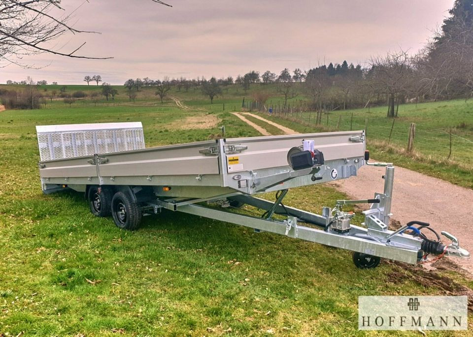 New Dropside/ Flatbed trailer HG Hapert INDIGO-HT2 3500kg  455x200 cm Parabelfederung / AKTION: picture 3
