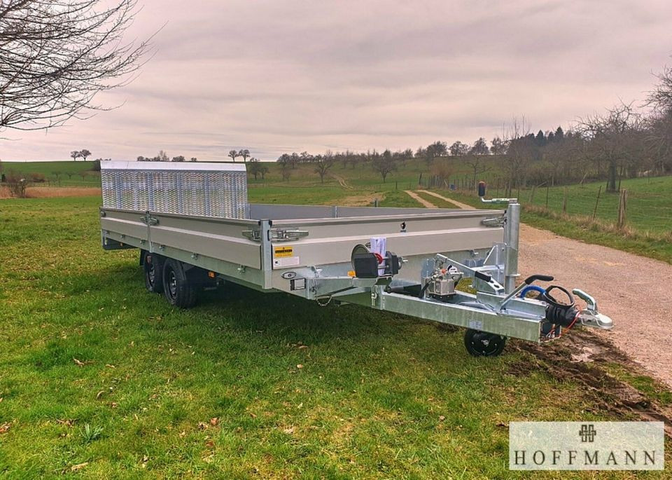 New Dropside/ Flatbed trailer HG Hapert INDIGO-HT2 3500kg  455x200 cm Parabelfederung / AKTION: picture 6