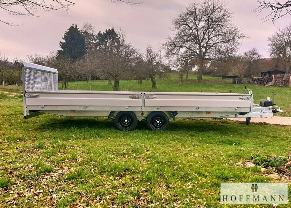 New Dropside/ Flatbed trailer HG Hapert INDIGO-HT2 3500kg  455x200 cm Parabelfederung / AKTION: picture 4
