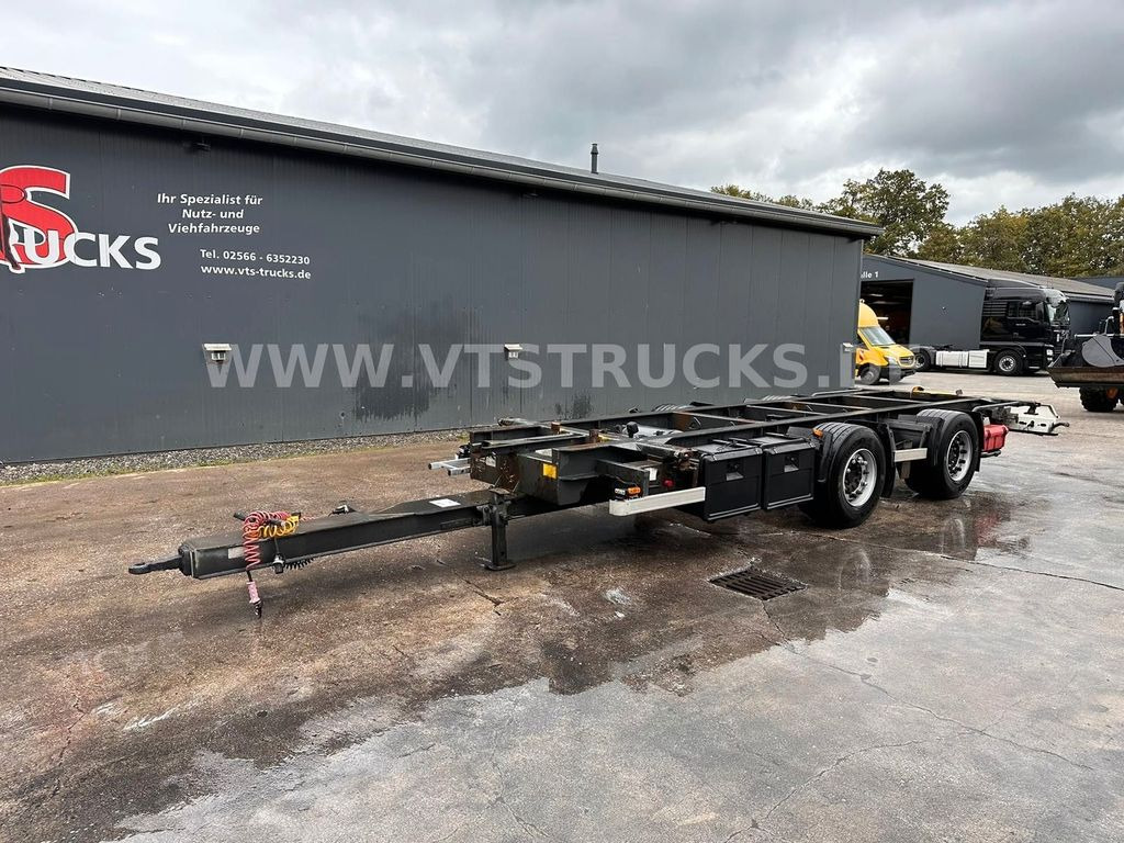 Container transporter/ Swap body trailer H&W HWTCAB 1878 BDF-Lafette: picture 2