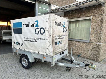 Car trailer Hapert Tieflader Amigo mit Hochplane 2600 x 1300 x 310 mm, ZG 1,35 to.: picture 1