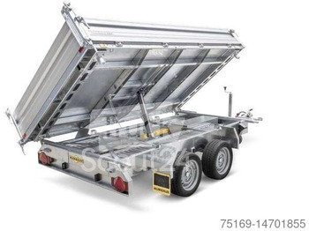 New Tipper trailer Humbaur 3 Seitenkipper HTK 3500.31 Alu, 3140 x 1750 x 350 mm, 3,5 to.: picture 1