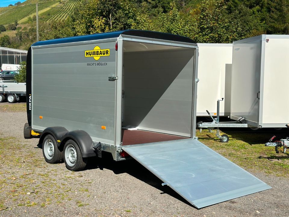 Closed box trailer Humbaur HKPA 263217 Tandem - Design Kofferanhänger mit Rampe: picture 8