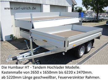 New Car trailer Humbaur - HT356225 GR Tandemanhänger 3,5to Hochlader: picture 1