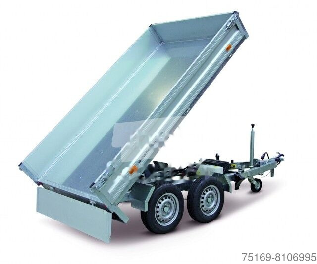 New Tipper trailer Humbaur HUK 272715 Heckkipper 2,7 t. E-Pumpe 2680 x 1500 x 300mm: picture 2