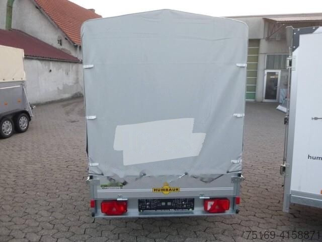 New Car trailer Humbaur Startrailer H132513 Alu mit Hochplane 150 cm, 251x131x30cm: picture 4